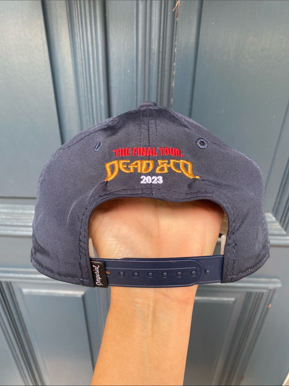 Grateful Dead The Final Tour DEAD END 2023 Stealie Rose Rope Hat - Picture 2 of 16
